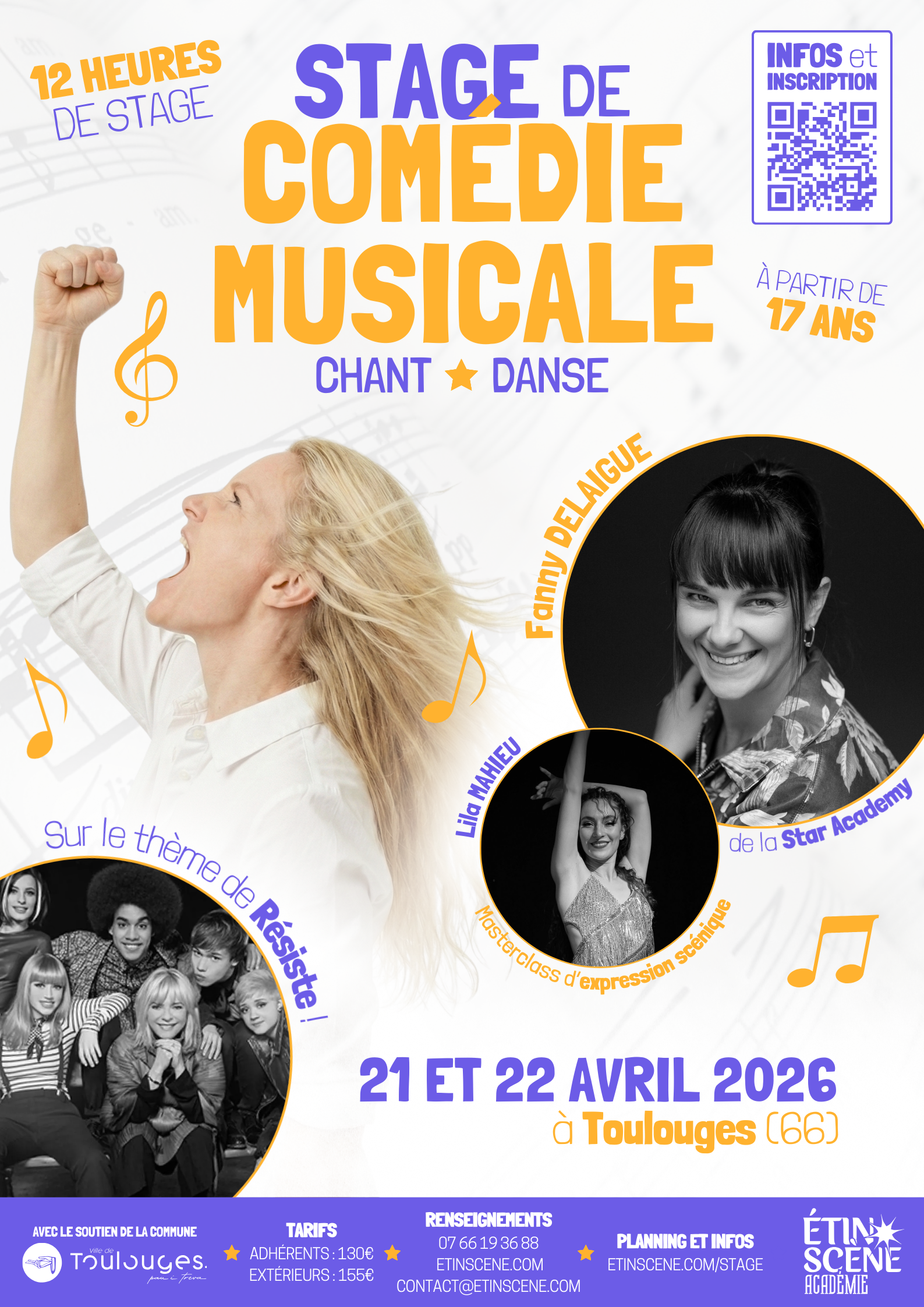 Stage de comédie musicale